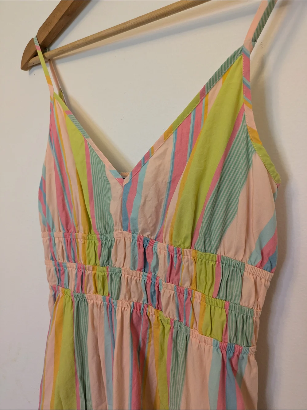 Pastel Stripe Spaghetti Strap Sundress - Multi Rails Womens Carmen Mini Dress XS - Picture 4 of 6